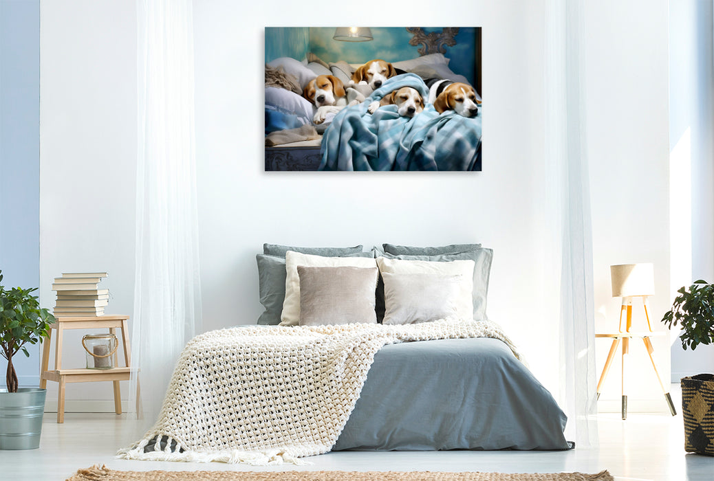 Premium Textil-Leinwand Ein Motiv aus dem Kalender "Lieblingsschlafplätze"