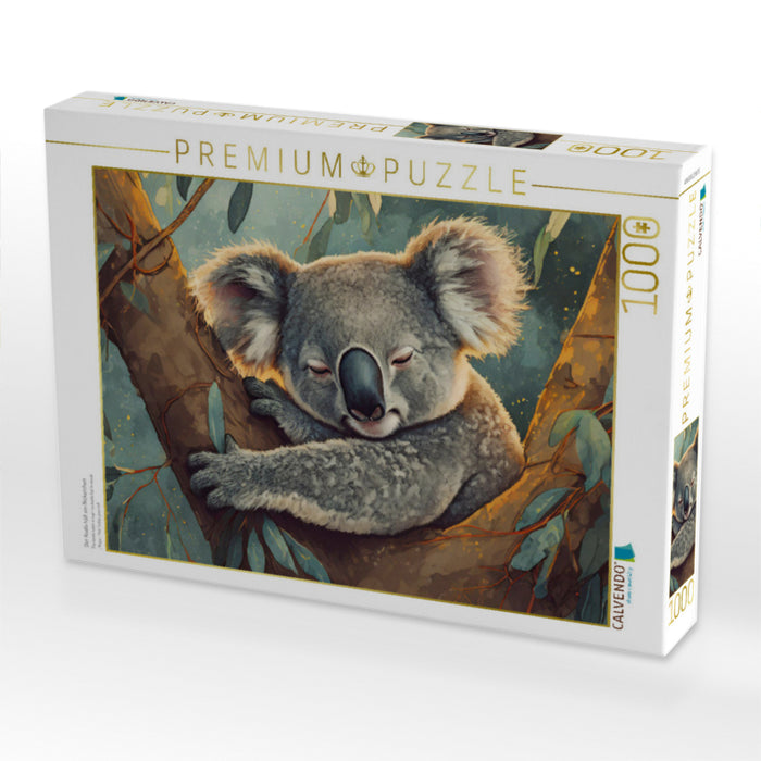 Le koala fait la sieste - Puzzle photo CALVENDO' 