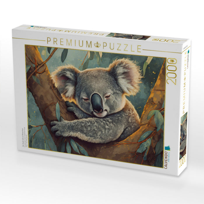 Der Koala hält ein Nickerchen - CALVENDO Foto-Puzzle'