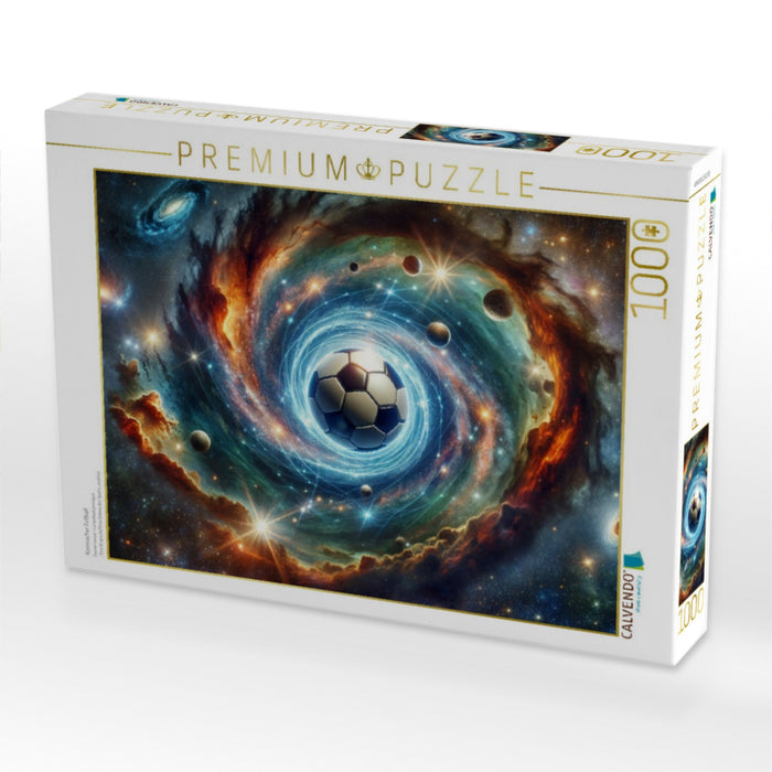 Kosmischer Fußball - CALVENDO Foto-Puzzle'