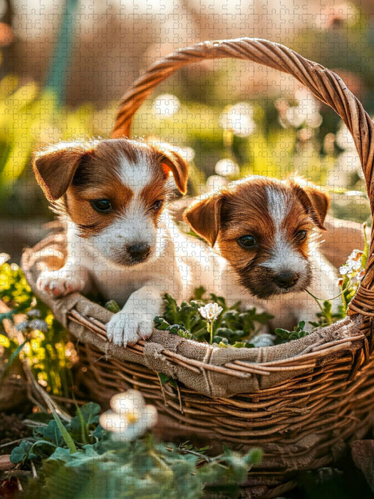 Der Garten ist aber ganz schön groß - CALVENDO Foto-Puzzle'