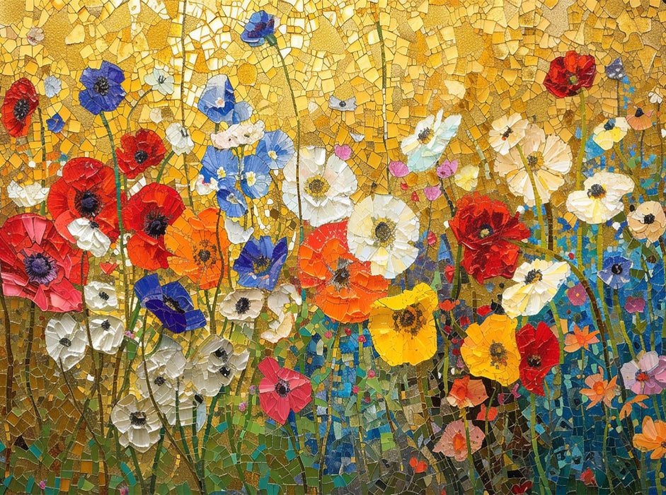 Blumenwiese - CALVENDO Foto-Puzzle'
