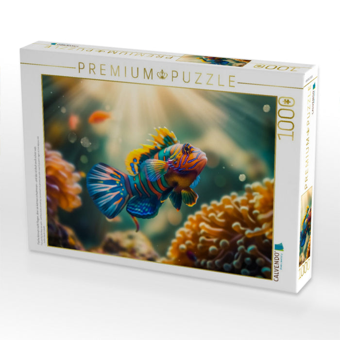 Fische können nicht fliegen, aber sie können schwimmen - und das ist doch auch schon was - CALVENDO Foto-Puzzle'