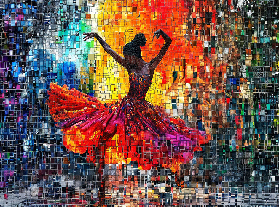 Tänzerin - CALVENDO Foto-Puzzle'