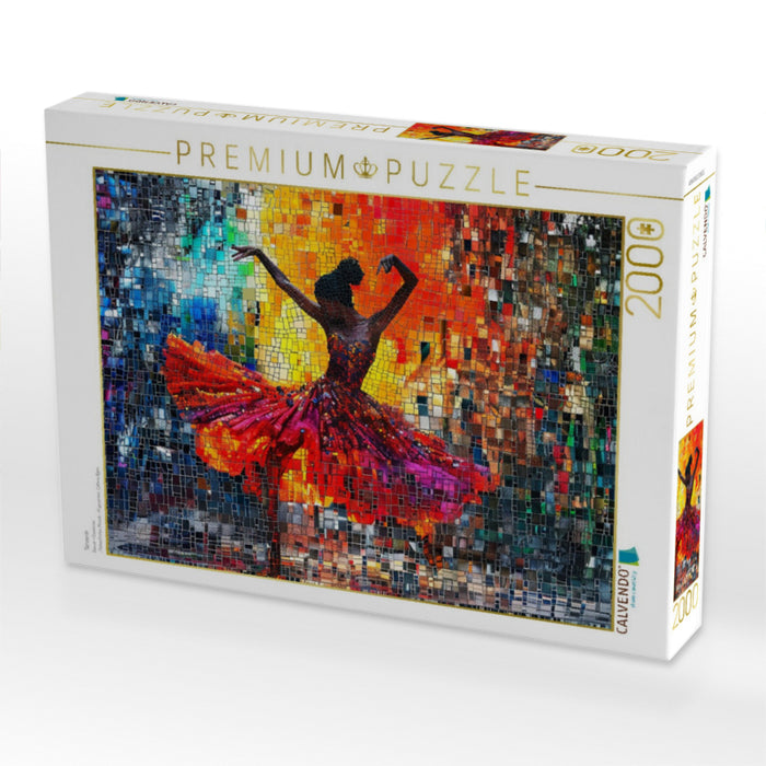 Tänzerin - CALVENDO Foto-Puzzle'