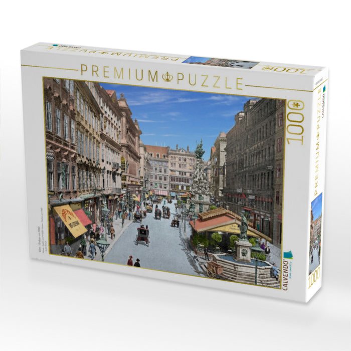 Wien - Graben um 1900 - CALVENDO Foto-Puzzle'
