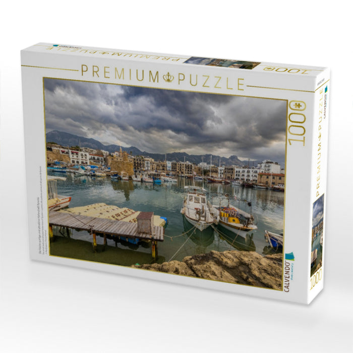 Die kleine quirlige und attraktive Hafenstadt Kyrenia - CALVENDO Foto-Puzzle'