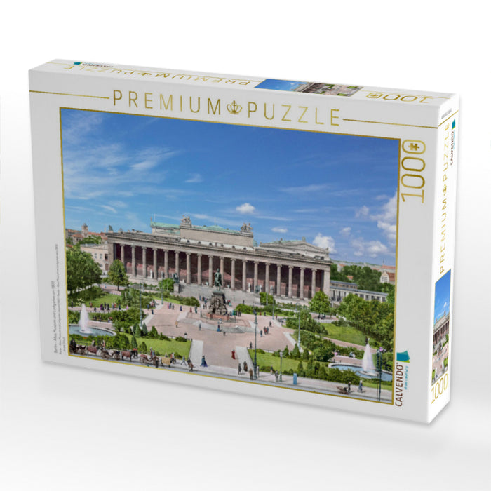 Berlin - Altes Museum und Lustgarten um 1900 - CALVENDO Foto-Puzzle'