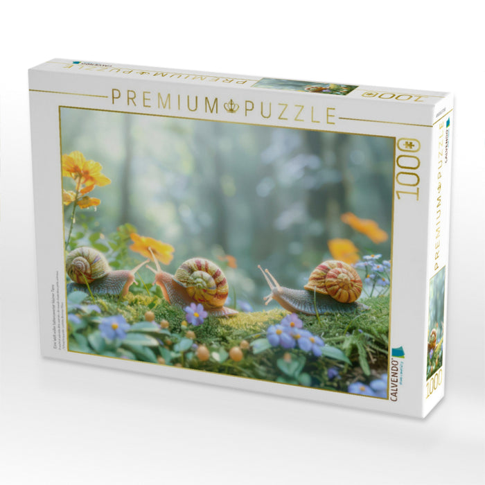 Eine Welt voller liebenswerter kleiner Tiere - CALVENDO Foto-Puzzle'
