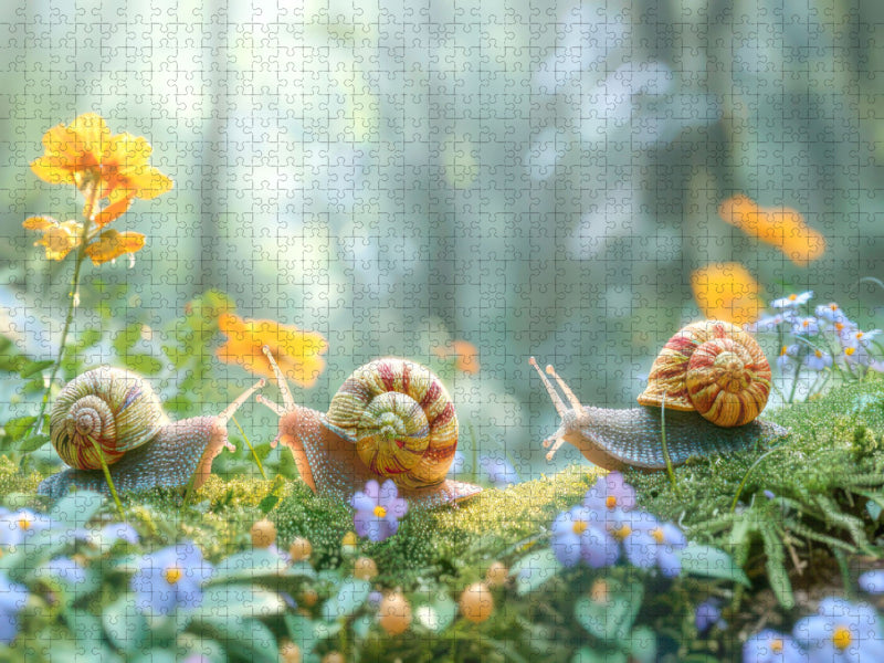 Eine Welt voller liebenswerter kleiner Tiere - CALVENDO Foto-Puzzle'