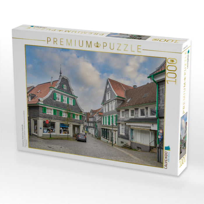 Schwelmer Straße Ecke Wallstraße - CALVENDO Foto-Puzzle'