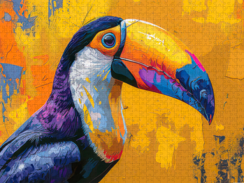 Tiere im Pop-Art-Kleid - CALVENDO Foto-Puzzle'