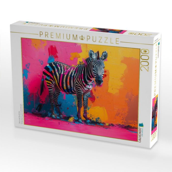Tiere in der Pop-Art dre - CALVENDO Foto-Puzzle'