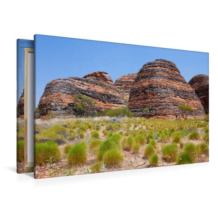 Premium Textil-Leinwand Bungle Bungle im Purnululu Nationalpark