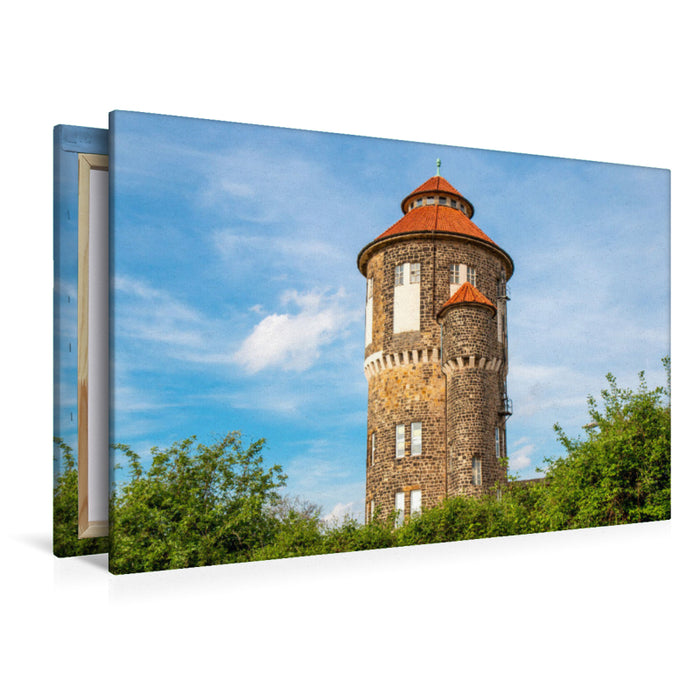 Premium Textil-Leinwand Wasserturm Osnabrück