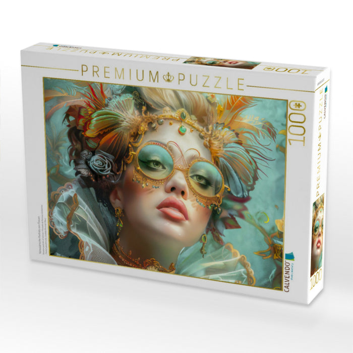 Venezianische Porträts von Frauen - CALVENDO Foto-Puzzle'