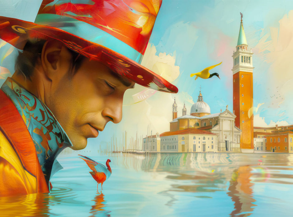 Surrealistisches Venedig - CALVENDO Foto-Puzzle'