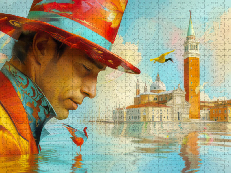 Surrealistisches Venedig - CALVENDO Foto-Puzzle'
