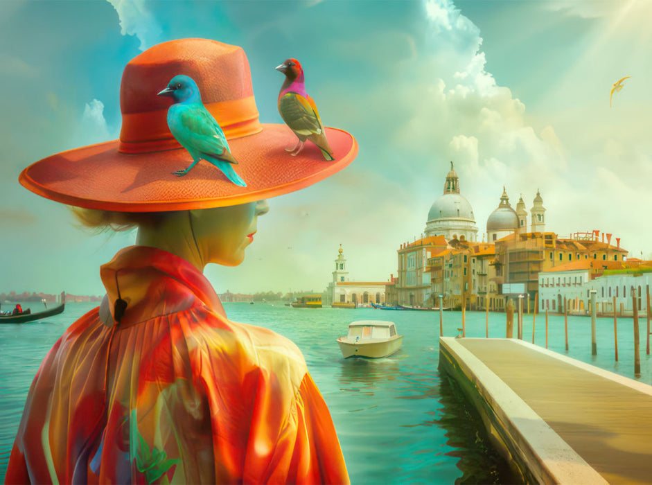 Surrealistisches Venedig - CALVENDO Foto-Puzzle'