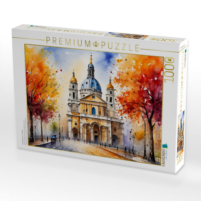 Invalidendom im Herbst - CALVENDO Foto-Puzzle'