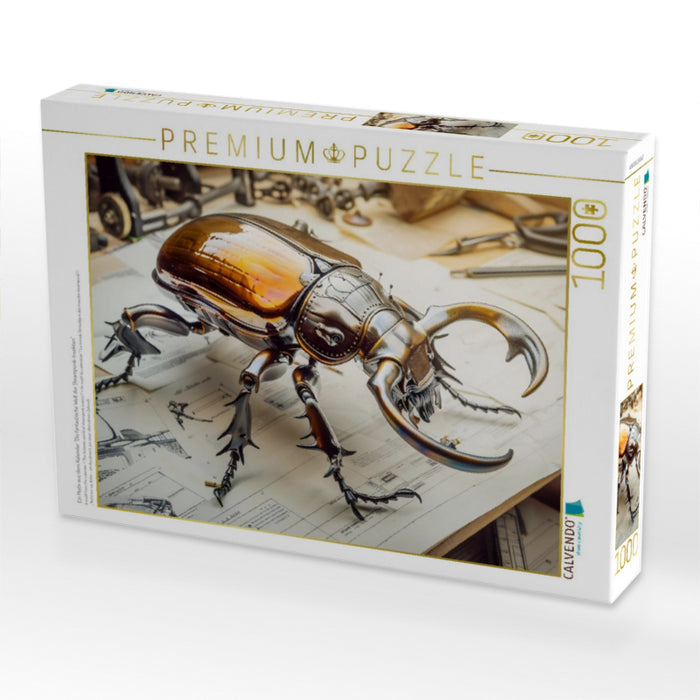Ein Motiv aus dem Kalender "Die fantastische Welt der Steampunk-Insekten" - CALVENDO Foto-Puzzle'