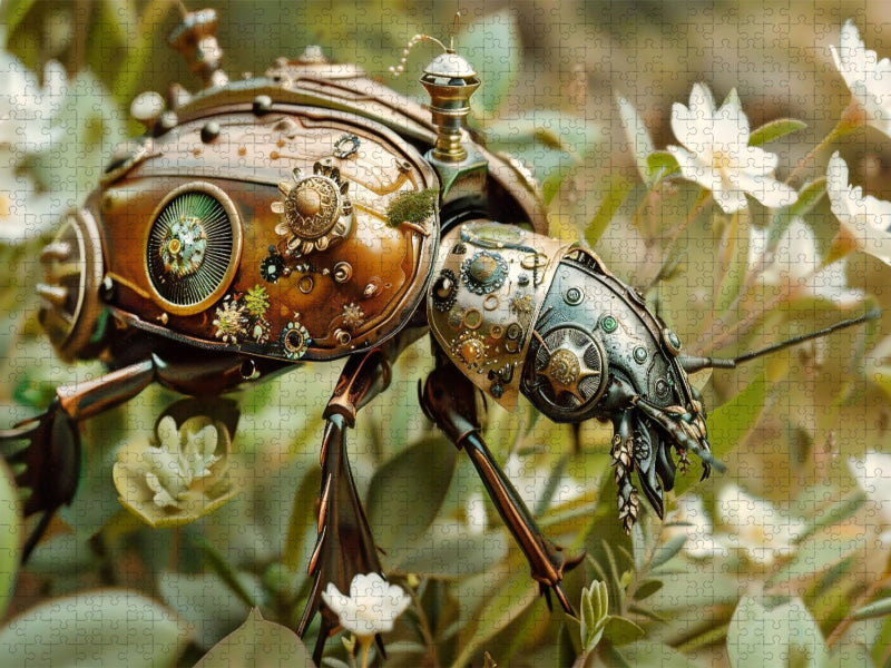 Ein Motiv aus dem Kalender "Die fantastische Welt der Steampunk-Insekten" - CALVENDO Foto-Puzzle'