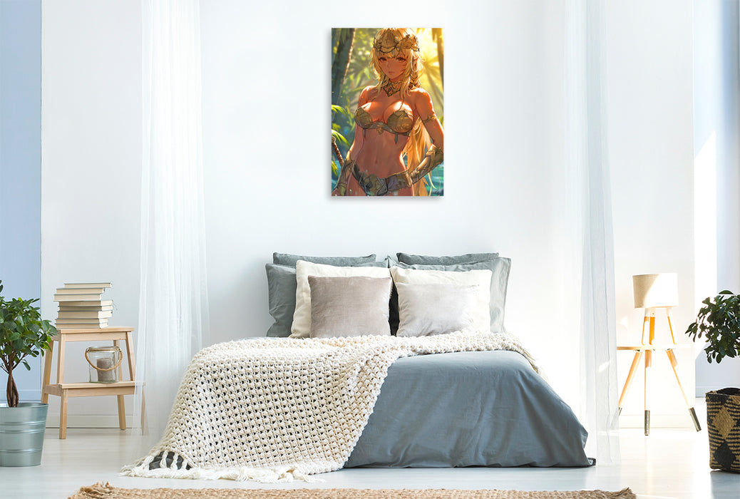 Premium Textil-Leinwand Emi Haruka