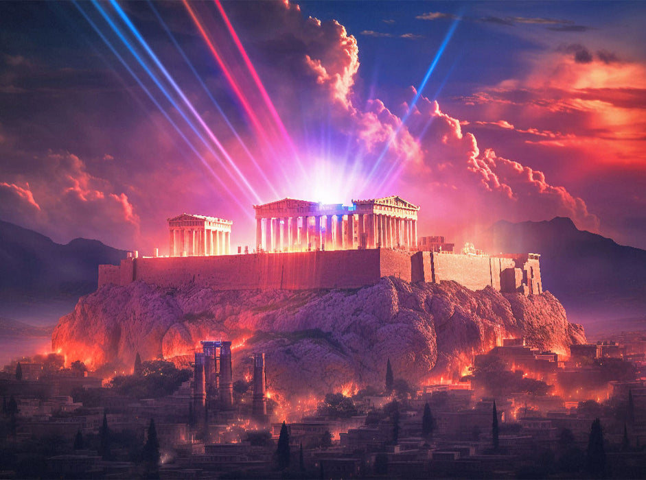 Akropolis - Athen - CALVENDO Foto-Puzzle'
