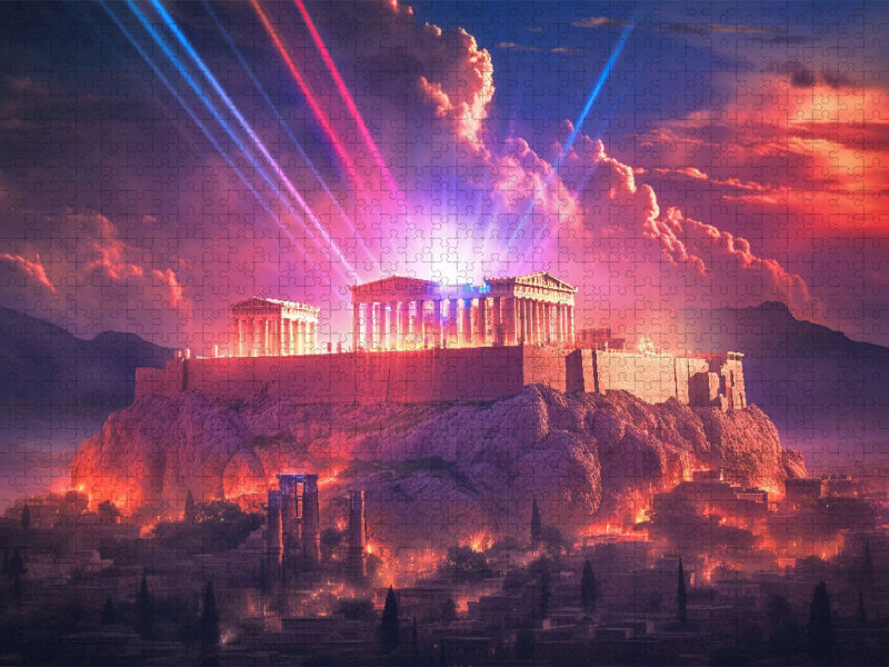 Akropolis - Athen - CALVENDO Foto-Puzzle'