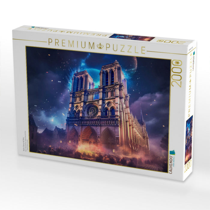 Notre-Dame de Paris - CALVENDO Foto-Puzzle'