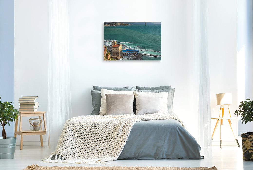 Premium textile canvas A motif from the calendar The timeless beauty of Genoa 