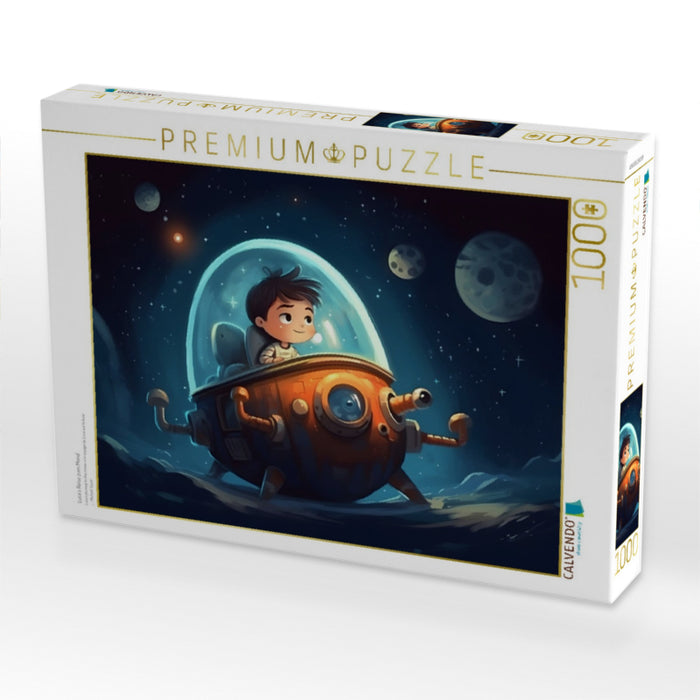 Luca´s Reise zum Mond - CALVENDO Foto-Puzzle'
