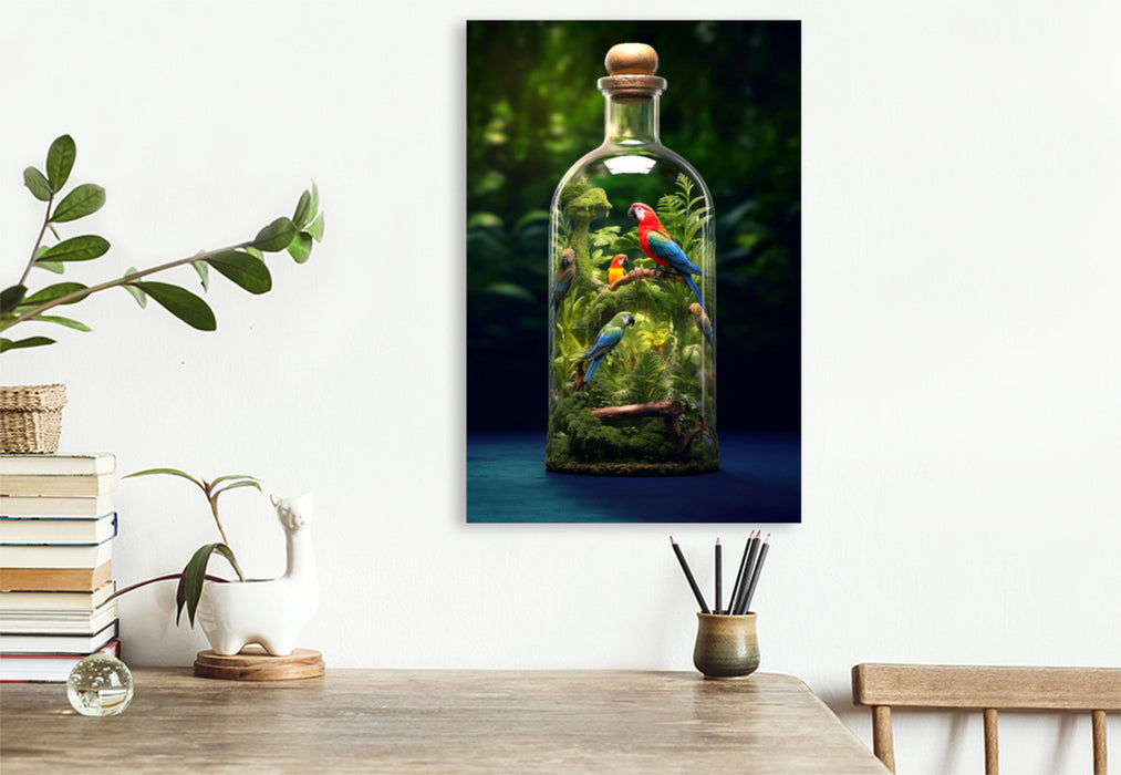 Premium textile canvas jungle in a bottle 