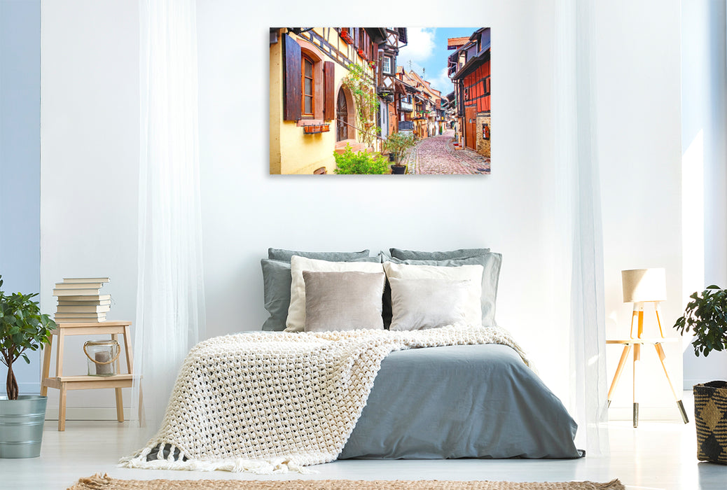 Premium textile canvas Cobblestone streets 