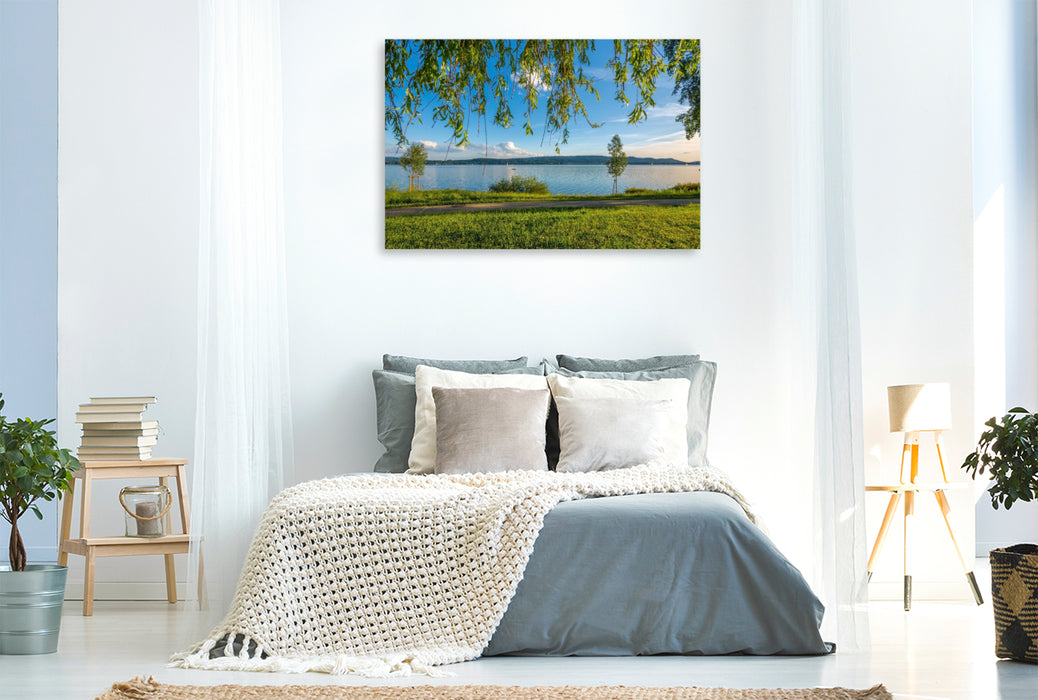 Premium textile canvas Spring Awakening Mettnau Park 