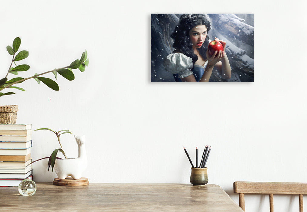 Premium textile canvas Snow White 