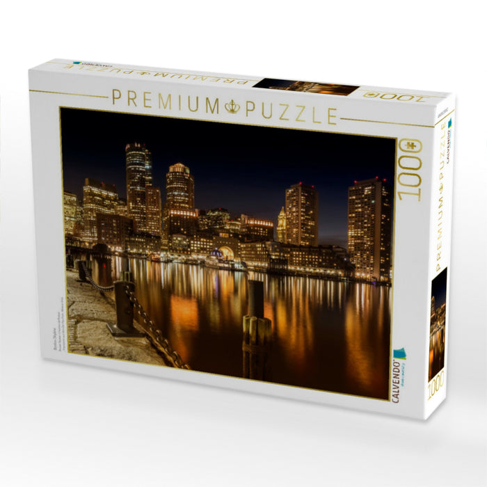 Boston Skyline - CALVENDO Foto-Puzzle'