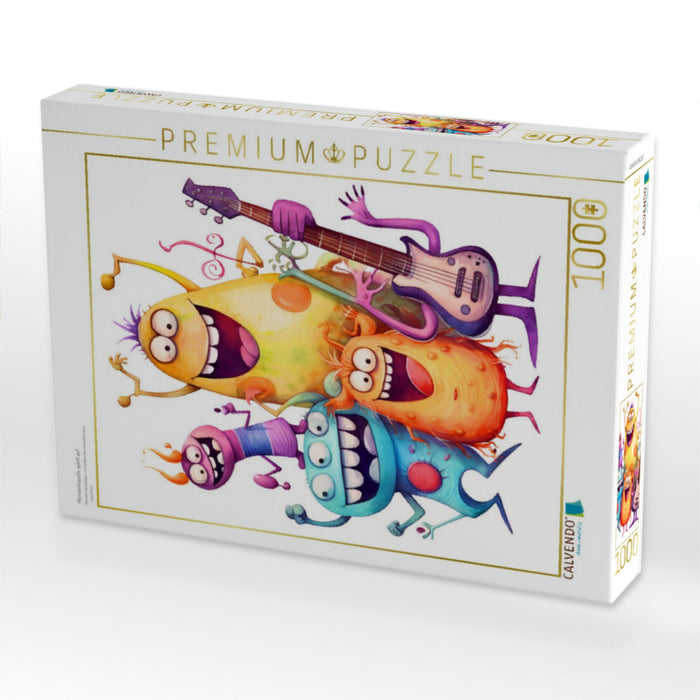 Monsterkapelle spielt auf - CALVENDO Foto-Puzzle'