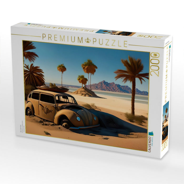 Das alte Auto - CALVENDO Foto-Puzzle'