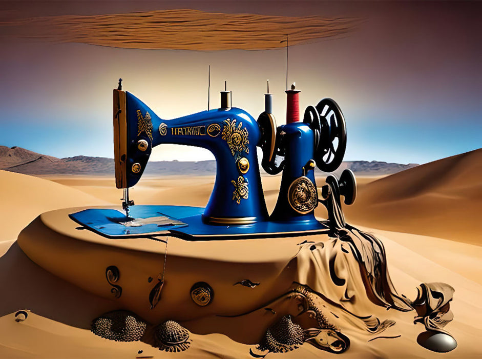 Alte Nähmaschine - CALVENDO Foto-Puzzle'