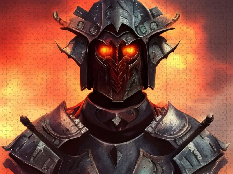 Krieger des Elementes Feuer - CALVENDO Foto-Puzzle'