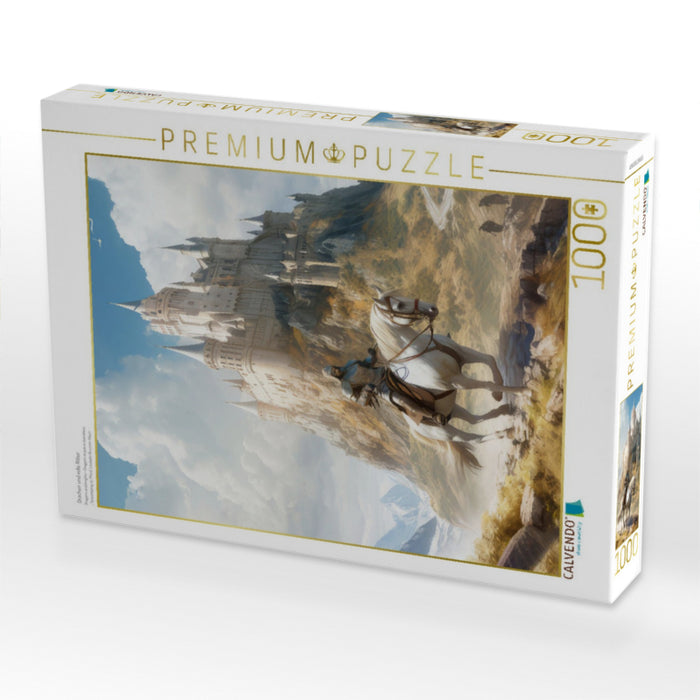 Drachen und edle Ritter - CALVENDO Foto-Puzzle'