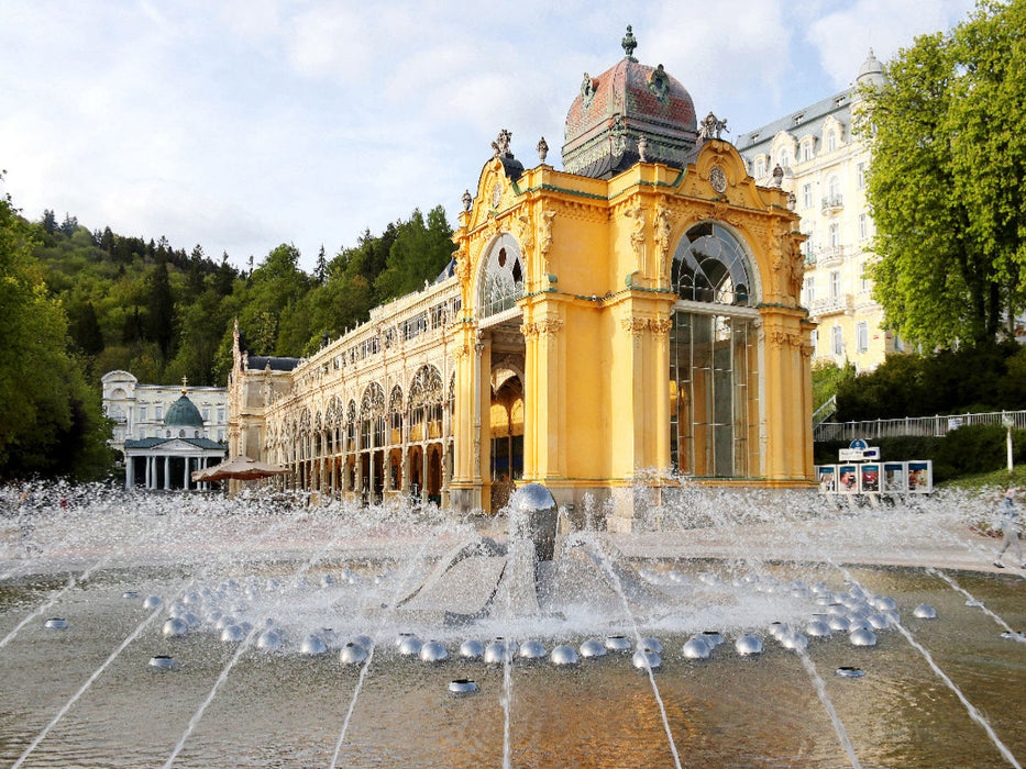 Marienbad, Marianske Lazne, im tschechischen Bäderdreieck in Westböhmen - CALVENDO Foto-Puzzle'