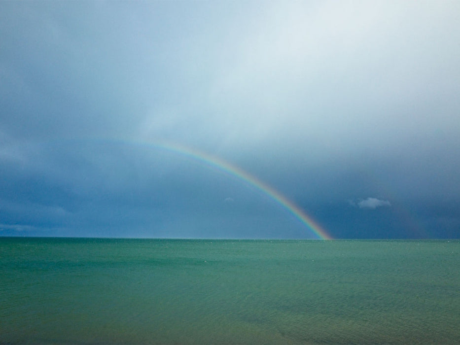 Regenbogen über der Ostsee - CALVENDO Foto-Puzzle'