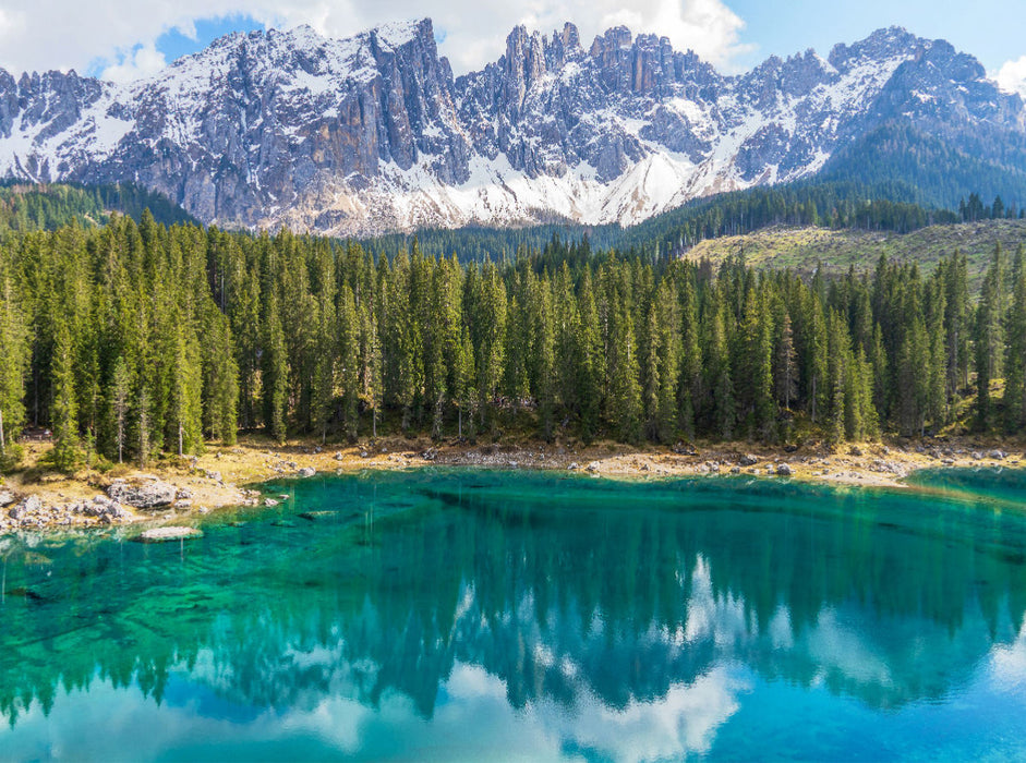 Karer See, Südtirol - CALVENDO Foto-Puzzle'