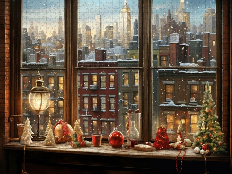 Ein Motiv aus dem Kalender "Aus dem Fenster geblickt" - CALVENDO Foto-Puzzle'