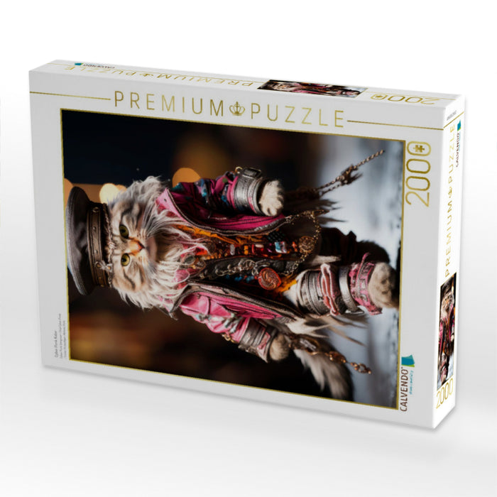 Cyber Punk Kater - CALVENDO Foto-Puzzle'