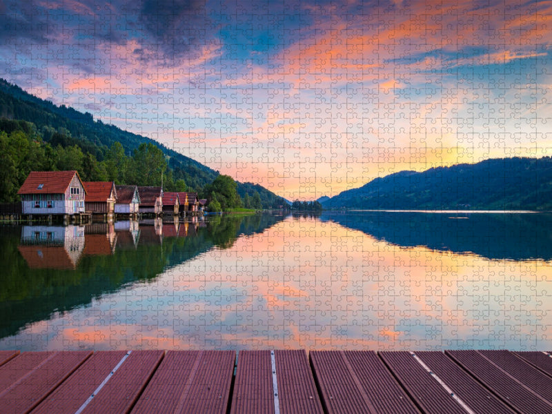 Großer Alpsee im Sommer - CALVENDO Foto-Puzzle'