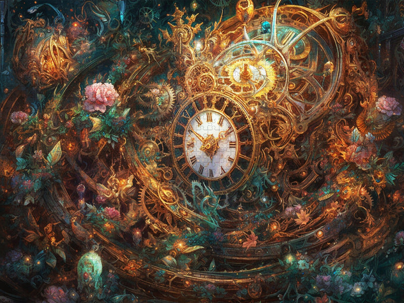 Goldene Zeit - CALVENDO Foto-Puzzle'