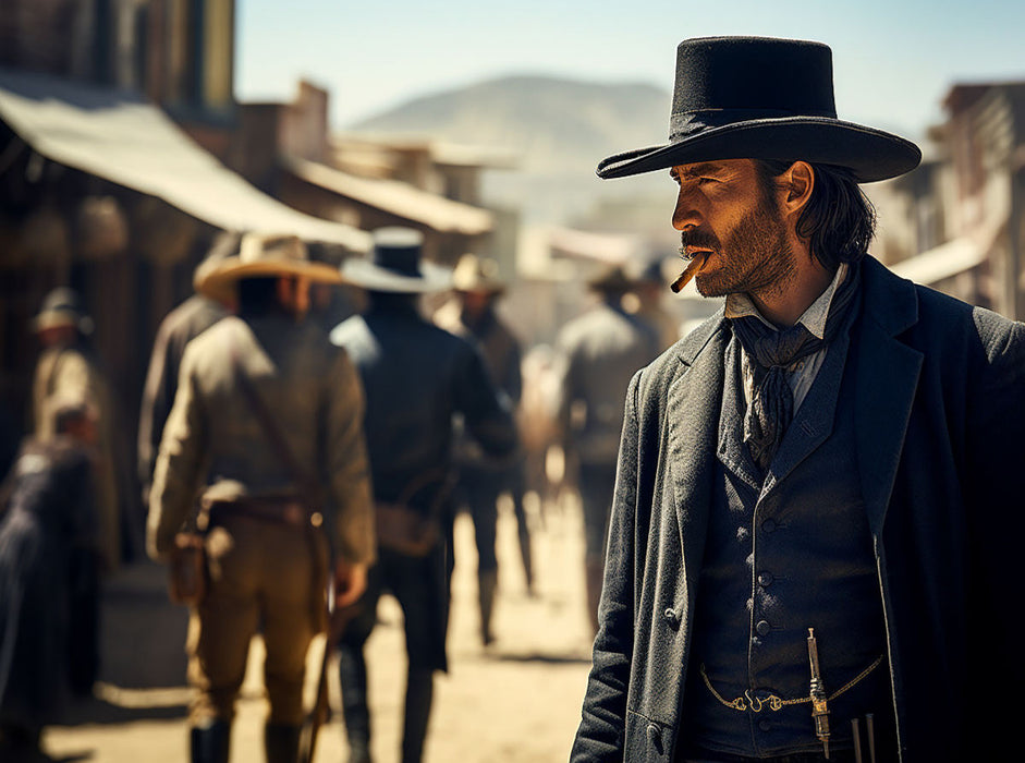 Der Boss des Clans - Wilder Westen - CALVENDO Foto-Puzzle'